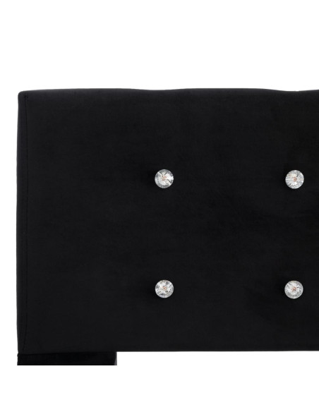 Giroletto Nero in Velluto 180x200 cm