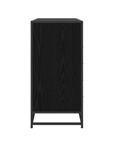 Mobile con Cassetti 4-Cassetto Rovere nero 70 x 41 x 83,5 cm