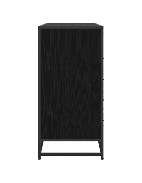 Mobile con Cassetti 4-Cassetto Rovere nero 70 x 41 x 83,5 cm