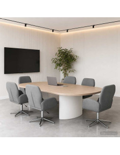 Sedie da scrivania girevoli 6 pz 54 x 58 x 90 cm Grigio Scuro