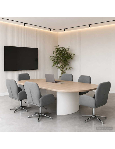 Sedie da scrivania girevoli 6 pz 54 x 58 x 90 cm Grigio Scuro