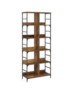 Libreria Legno antico 78,5 x 33 x 188,5 cm metallo PB