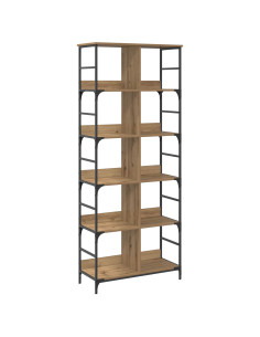 Libreria 4 livelli 78,5 x 33 x 188,5 cm metallo PB