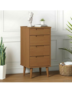 Cassettiera MOLDE Caramello 40 x 35 x 82 cm