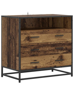Mobile con Cassetti 3-Cassetto Legno antico 70 x 41 x 70 cm