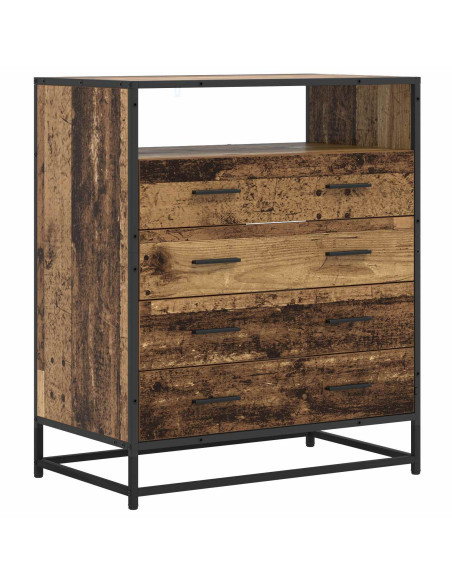 Mobile con Cassetti 4-Cassetto Legno antico 70 x 41 x 83,5 cm