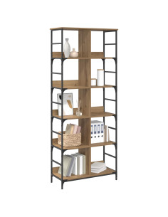 Libreria 4 livelli 78,5 x 33 x 188,5 cm metallo PB 2