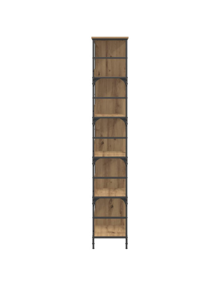 Libreria 4 livelli 78,5 x 33 x 188,5 cm metallo PB