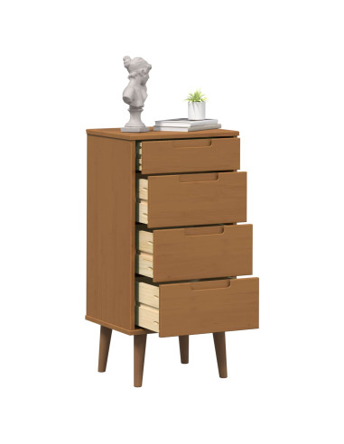 Cassettiera MOLDE Caramello 40 x 35 x 82 cm