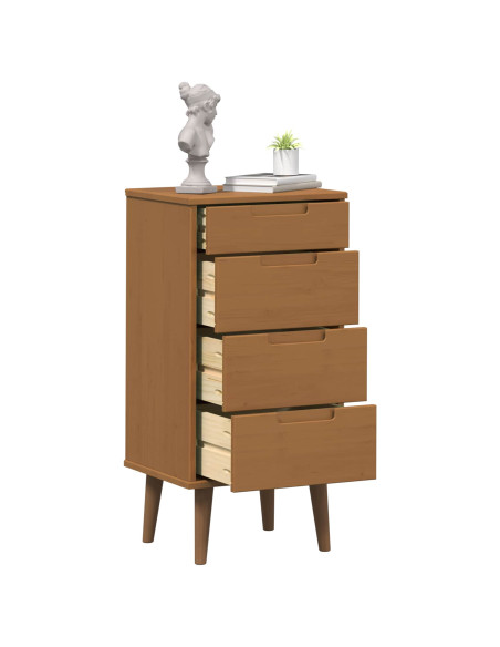 Cassettiera MOLDE Caramello 40 x 35 x 82 cm