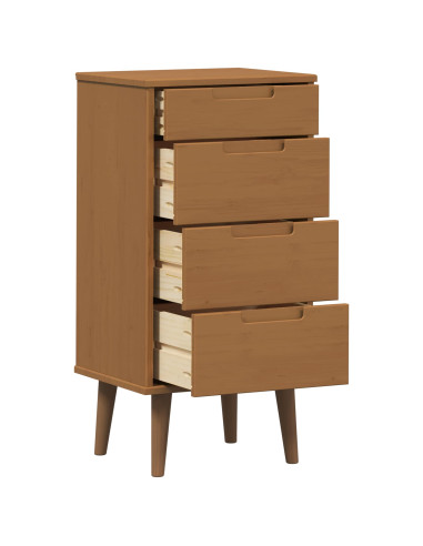 Cassettiera MOLDE Caramello 40 x 35 x 82 cm