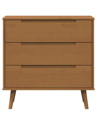 Cassettiera MOLDE Caramello 80 x 40 x 80 cm