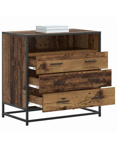 Mobile con Cassetti 3-Cassetto Legno antico 70 x 41 x 70 cm