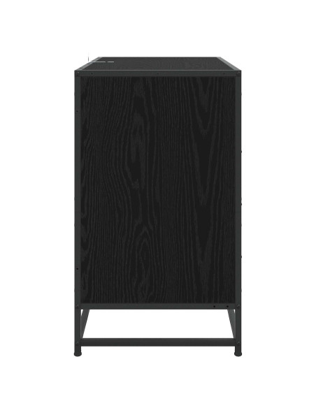 Mobile con Cassetti 3-Cassetto Rovere nero 70 x 41 x 70 cm