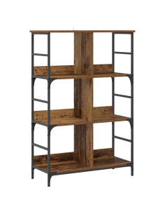 Libreria Legno antico 78,5 x 33 x 117,5 cm metallo PB