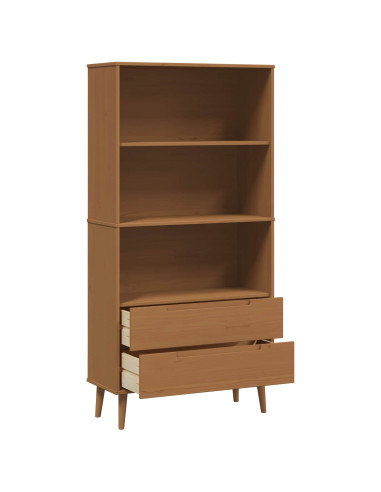 Libreria MOLDE 85 x 35 x 170,5 cm Legno Massello di Pino