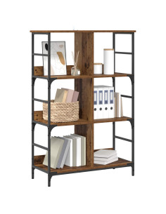 Libreria Legno antico 78,5 x 33 x 117,5 cm metallo PB 2