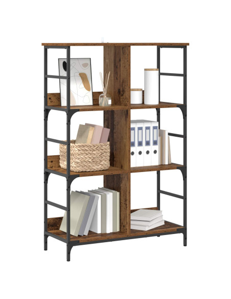 Libreria Legno antico 78,5 x 33 x 117,5 cm metallo PB