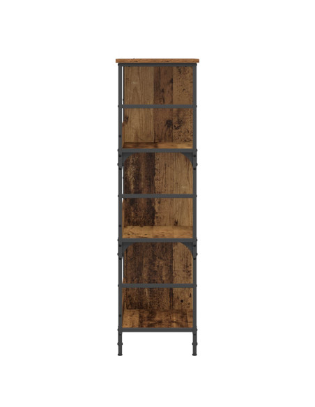 Libreria Legno antico 78,5 x 33 x 117,5 cm metallo PB