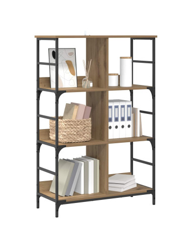 Libreria 4 livelli 78,5 x 33 x 117,5 cm metallo PB