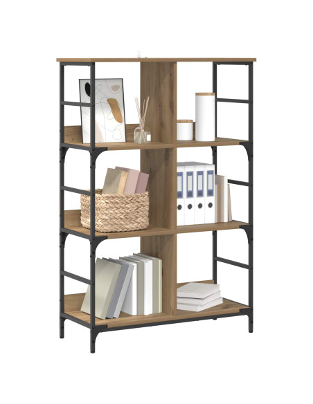 Libreria 4 livelli 78,5 x 33 x 117,5 cm metallo PB
