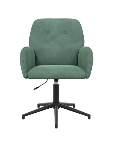 Sedie da scrivania girevoli 4 pz 54 x 55 x 90 cm Verde Mare
