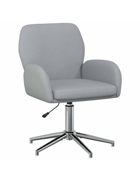 Sedia da scrivania girevole 54 x 58 x 90 cm Grigio Chiaro