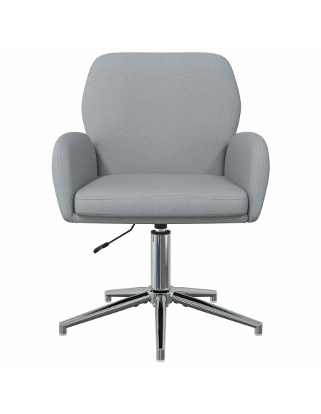 Sedia da scrivania girevole 54 x 58 x 90 cm Grigio Chiaro