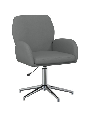 Sedia da scrivania girevole 54 x 58 x 90 cm Grigio Scuro