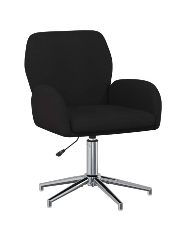 Sedia da scrivania girevole 54 x 58 x 90 cm Nero Tessuto