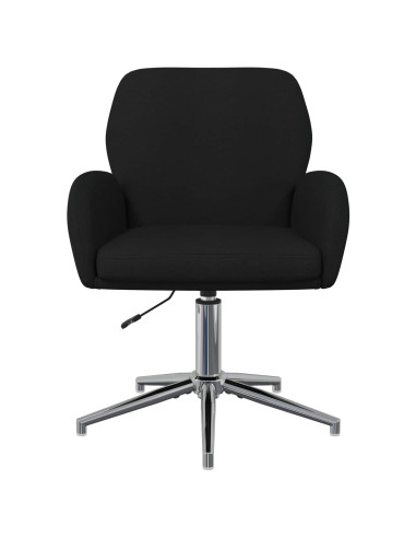 Sedia da scrivania girevole 54 x 58 x 90 cm Nero Tessuto