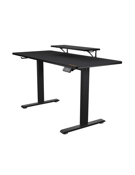 COUGAR CGR-E-STAR140 Scrivania Gaming Elettrica Altezza Regolabile 720-1170 mm con Supporto Monitor e Gancio per Cuffie Nero