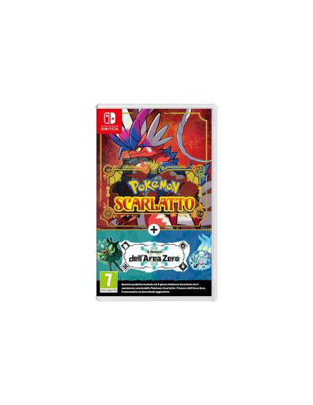 Switch Pokemon Scarlatto + DLC Il Tesoro dell'Area Zero