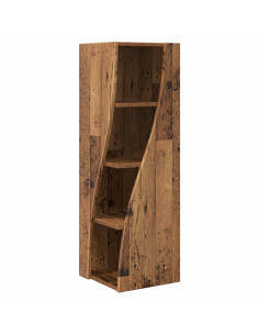 Mobile angolare Legno vecchio 32x32x102cm Legno multistrato 2