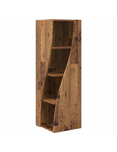 Mobile angolare Legno vecchio 32x32x102cm Legno multistrato