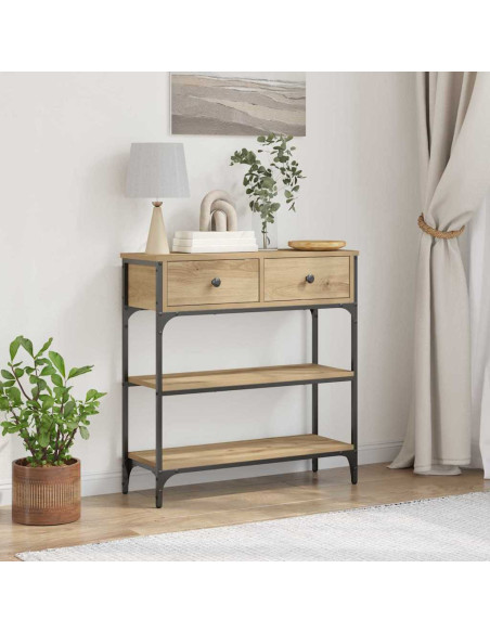 Tavolo consolle Rovere artigianale 72.5 x 25 x 75 cm