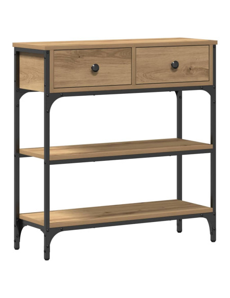 Tavolo consolle Rovere artigianale 72.5 x 25 x 75 cm