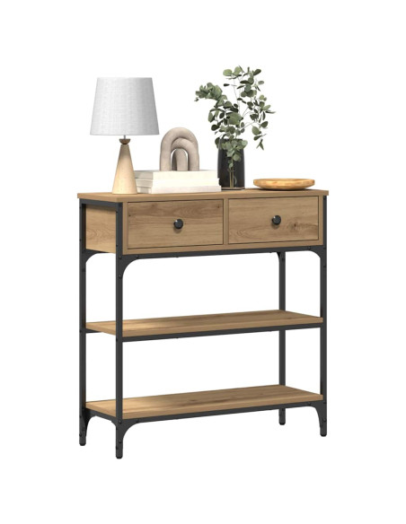 Tavolo consolle Rovere artigianale 72.5 x 25 x 75 cm