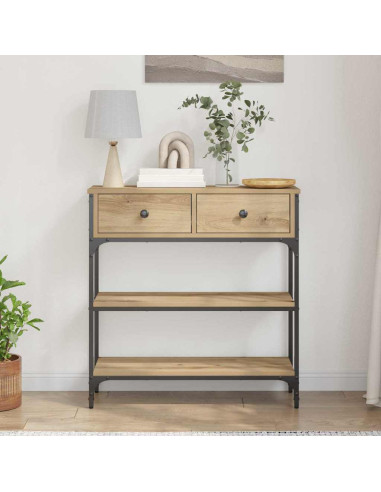 Tavolo consolle Rovere artigianale 72.5 x 25 x 75 cm