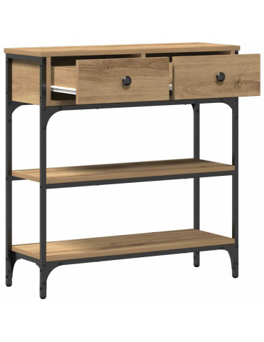 Tavolo consolle Rovere artigianale 72.5 x 25 x 75 cm