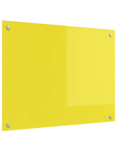 Schienale da cucina Giallo 80 x 60 cm vetro temperato