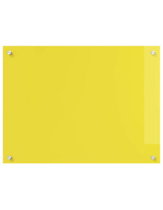 Schienale da cucina Giallo 80 x 60 cm vetro temperato 2