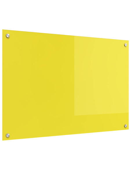 Schienale da cucina Giallo 90 x 60 cm vetro temperato