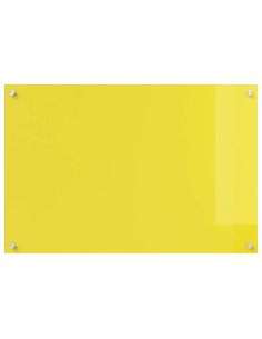 Schienale da cucina Giallo 90 x 60 cm vetro temperato 2