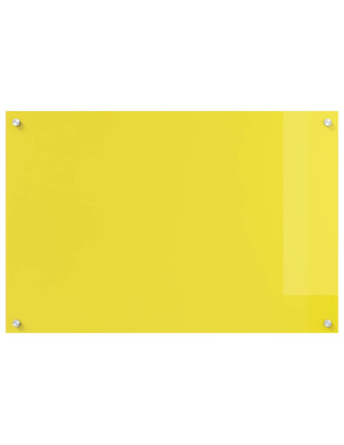 Schienale da cucina Giallo 90 x 60 cm vetro temperato