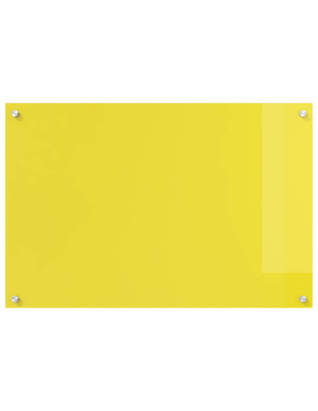 Schienale da cucina Giallo 90 x 60 cm vetro temperato