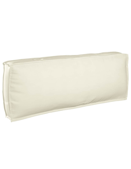Cuscino Crema 120 x 40 x 12 cm Tessuto Oxford