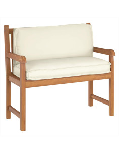 Cuscino Crema 120 x 40 x 12 cm Tessuto Oxford 2