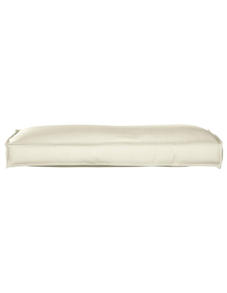 Cuscino Crema 120 x 40 x 12 cm Tessuto Oxford