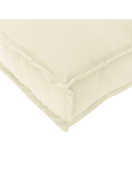 Cuscino Crema 120 x 40 x 12 cm Tessuto Oxford